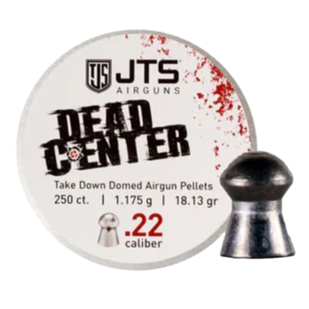 JTS Dead Center Precision .22 Cal 18.1 Grain Domed Pellets / 250qt