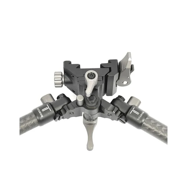 Titanium Carbon Fibre bipod with standard and spike feet included SKU:P-BPU/BP2502
