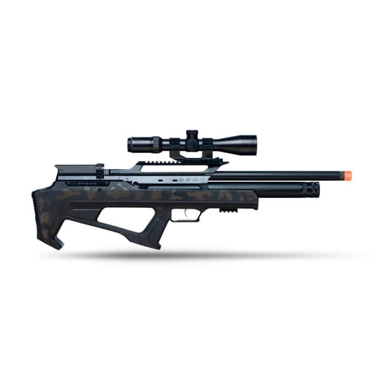 EFFECTO Effecto Zeon, Khaki Camo Model PCP Air Rifle 5.5mm 46cm Choked Barrel