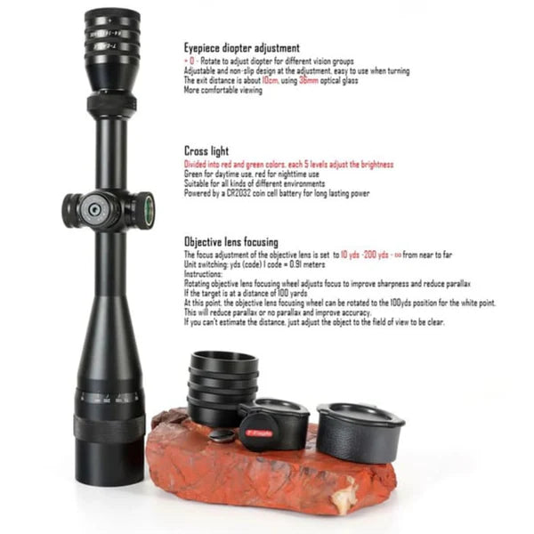 T-Eagle R 4-16X44 AOE HK Rifle Scope