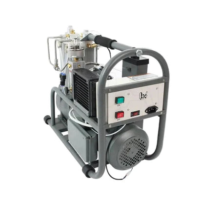 220V HIGH PRESSURE COMPRESSOR - 400 BAR, WATER COOLED, 36L/MIN, AUTO STOP