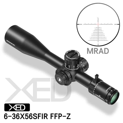 Discovery XED 6-36X56SFIR FFP-MRAD/MOA-ZERO STOP Diameter:35MM Optics Scopes