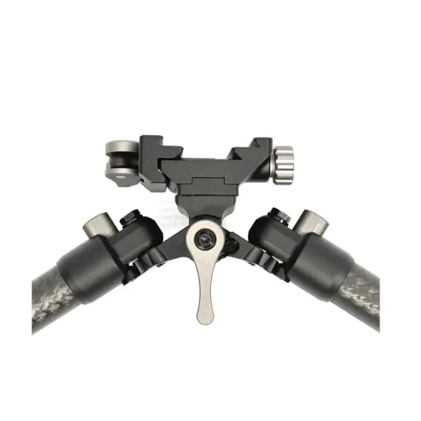 Titanium  Carbon Fibre bipod with standard and spike feet SKU:P-BPU/BP2501