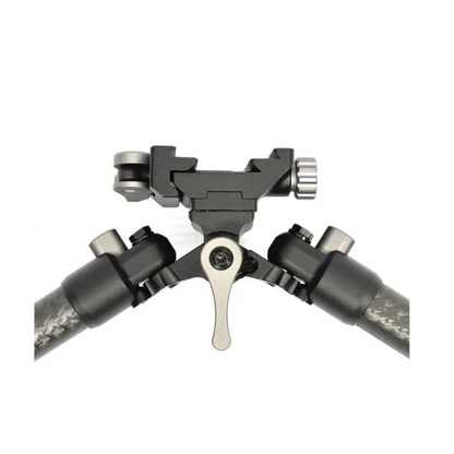 Titanium  Carbon Fibre bipod with standard and spike feet SKU:P-BPU/BP2501