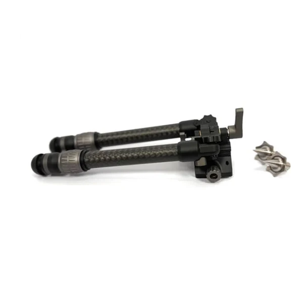 Titanium  Carbon Fibre bipod with standard and spike feet SKU:P-BPU/BP2501