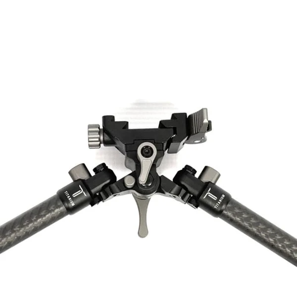 Titanium  Carbon Fibre bipod with standard and spike feet included SKU:P-BPU/BP2502