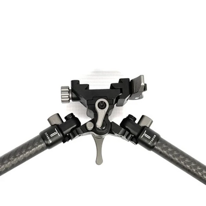 Titanium  Carbon Fibre bipod with standard and spike feet included SKU:P-BPU/BP2502
