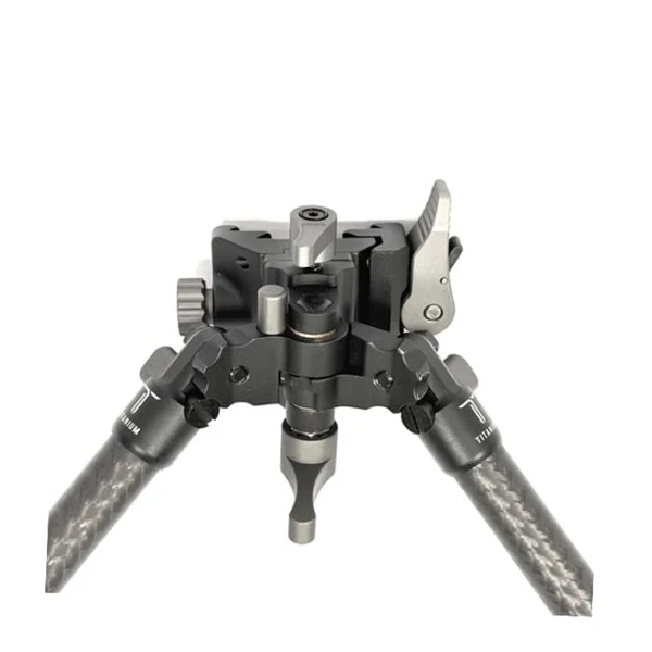 Titanium  Carbon Fibre bipod with standard and spike feet included SKU:P-BPU/BP2502
