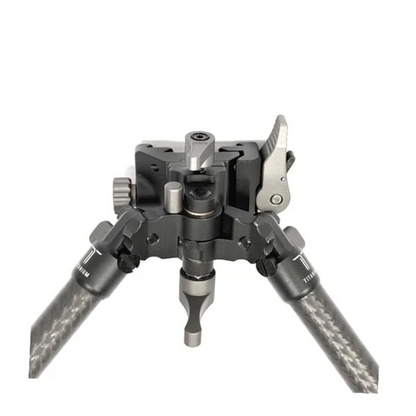 Titanium  Carbon Fibre bipod with standard and spike feet included SKU:P-BPU/BP2502