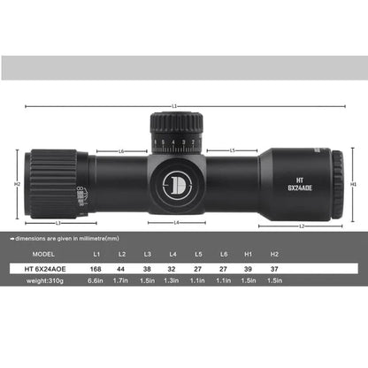 Discovery HT 6X24 AOE IR scope
