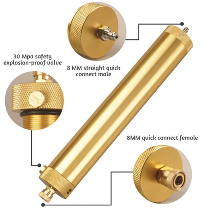 Large High Pressure Compressor Filter With Extra Filter Insert And Hose