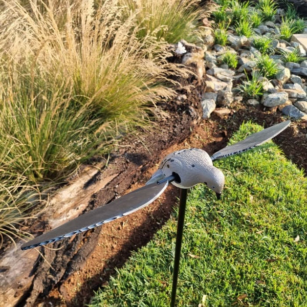 Dove Decoy - Pigeon on Spike With Rotating Wings
